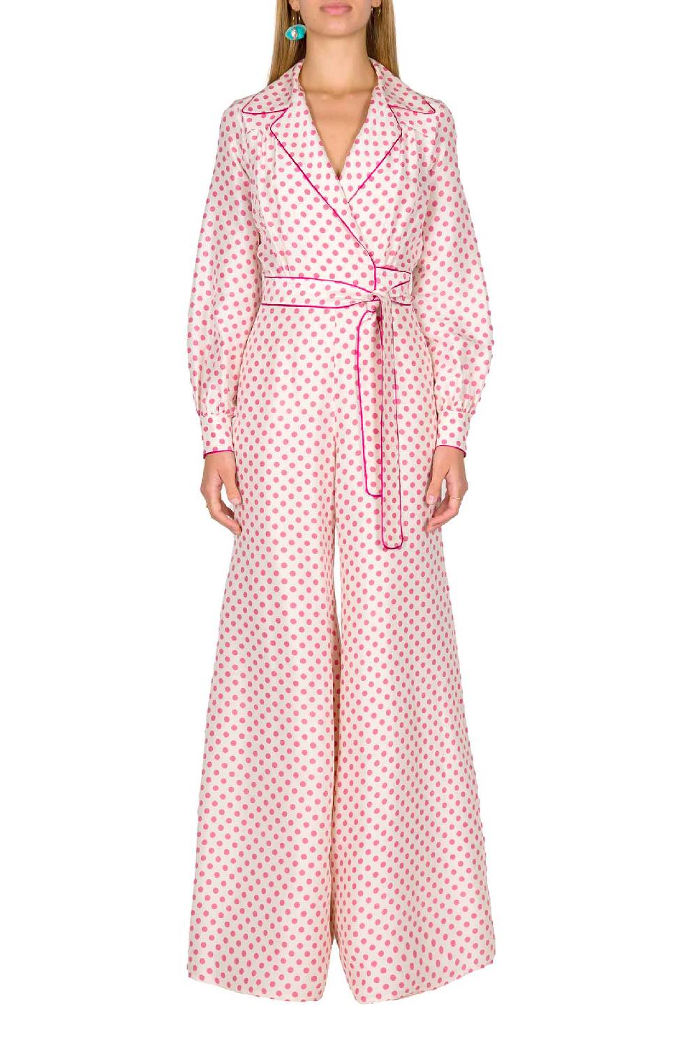 Luisa Beccaria Tuta vintage a pois Fino Al -60%