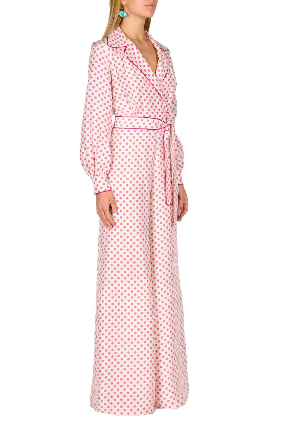 Luisa Beccaria Tuta vintage a pois Fino Al -60%