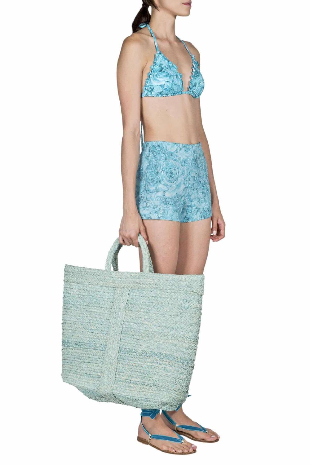 Luisa Beccaria Borsa Martina in rafia Offerta