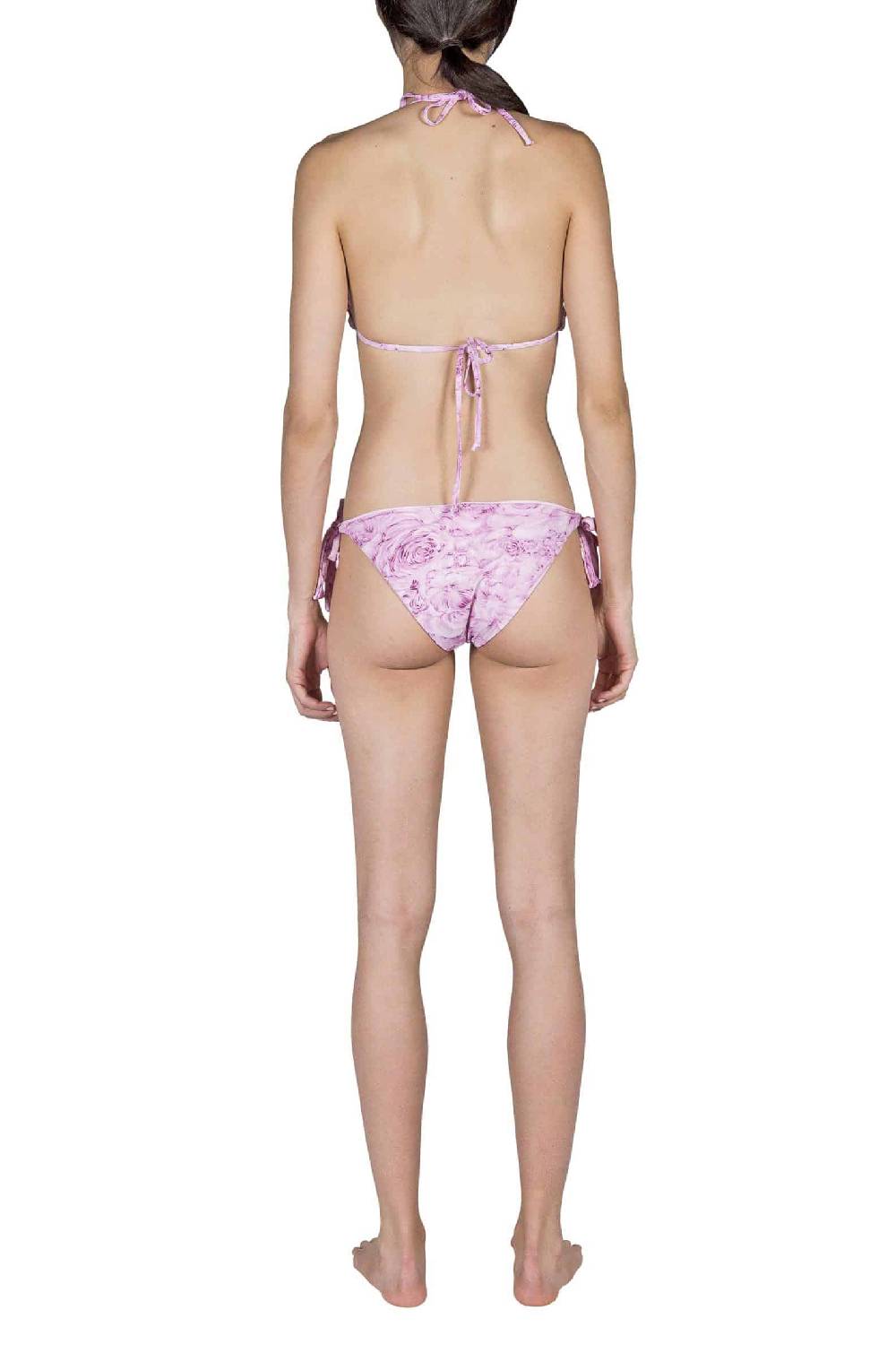 Luisa Beccaria Bikini Triangolo E Slip Rosa Rose Italia