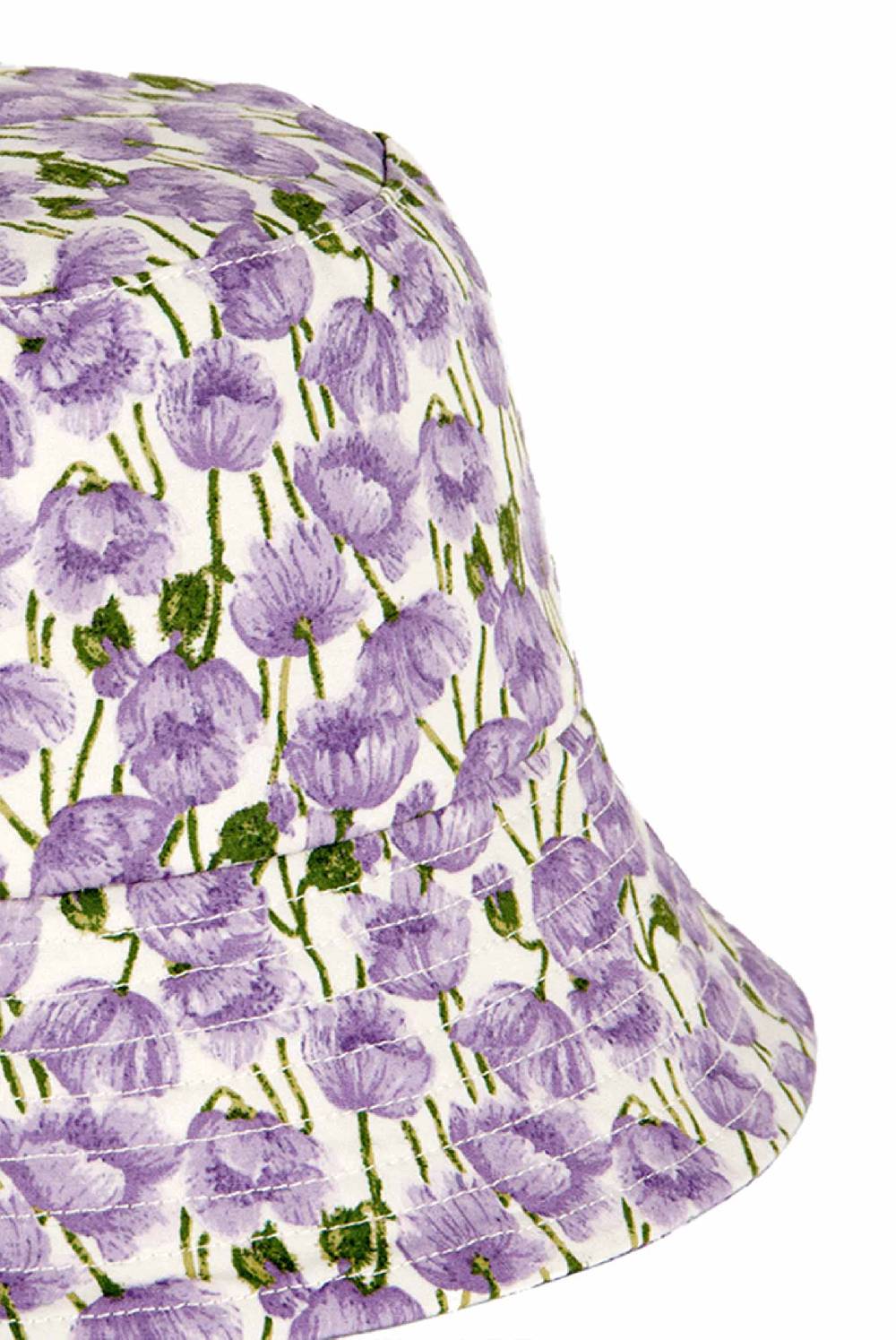 Luisa Beccaria Cappello a secchiello di papaveri Consegna Veloce