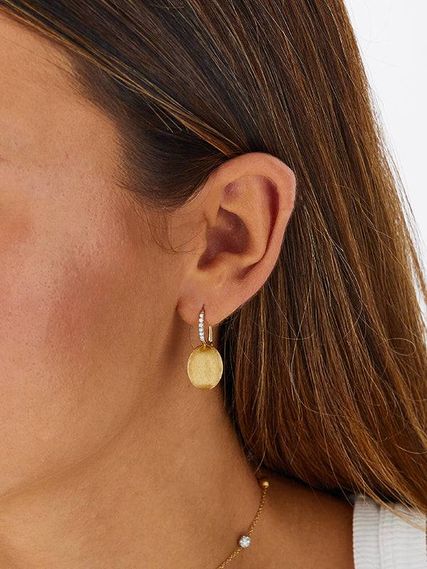 ﻿Nanis Orecchini "CILIEGINE" con boules pendenti in oro e dettagli di diamant – Nanis Italian Jewels 2025