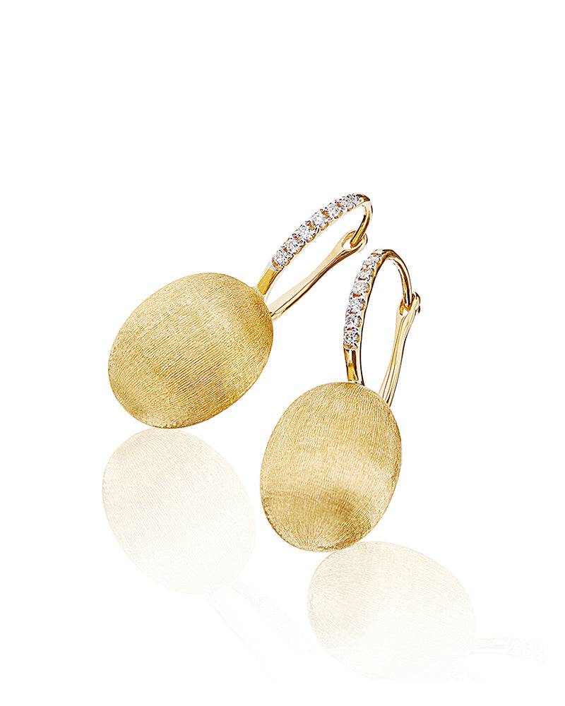 ﻿Nanis Orecchini "CILIEGINE" con boules pendenti in oro e dettagli di diamant – Nanis Italian Jewels 2025
