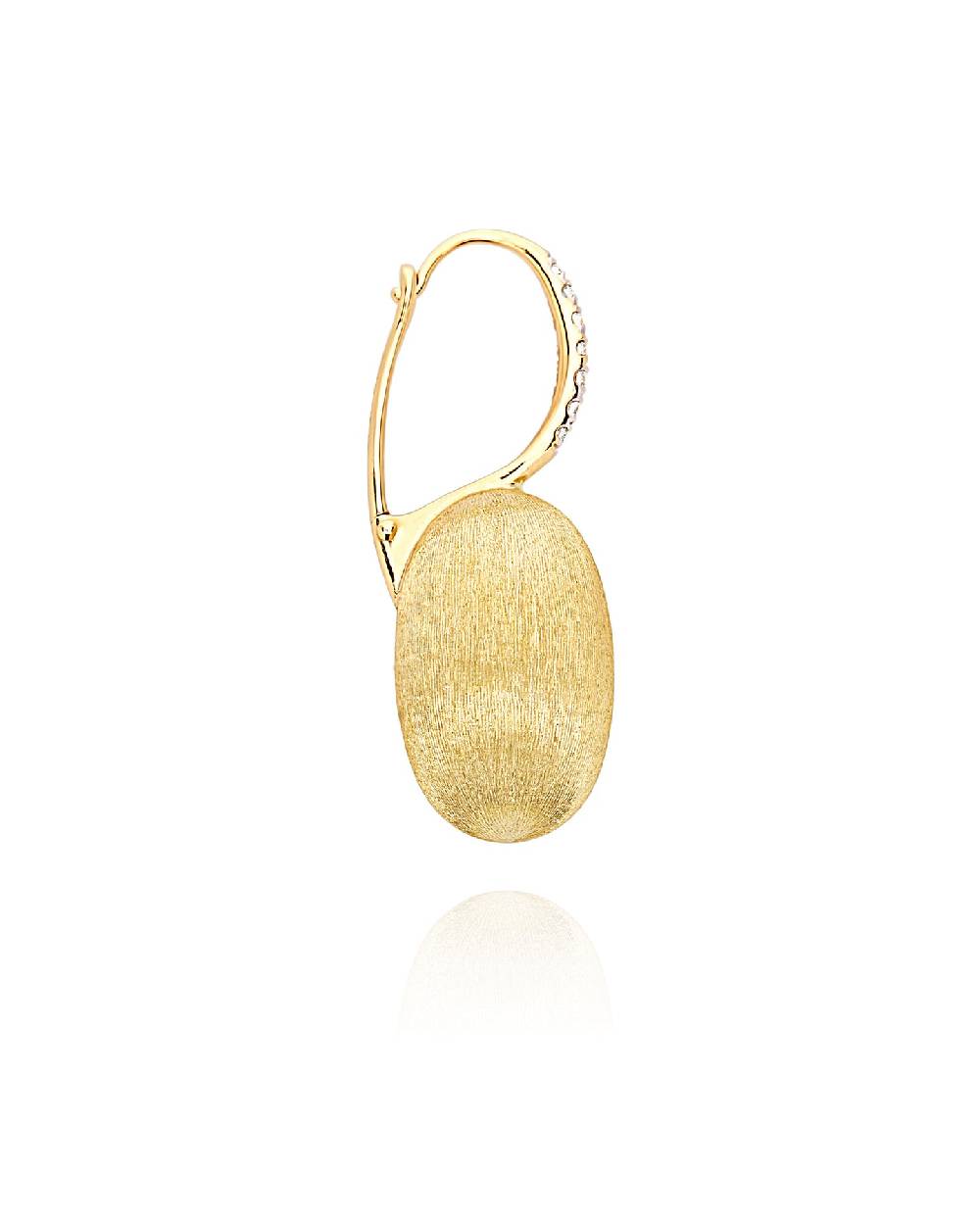 Nanis Orecchino "CILIEGINA" con boule pendente in oro e dettagli di diamanti – Nanis Italian Jewels Promozione