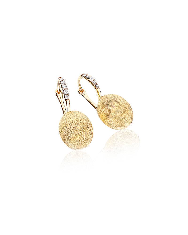 Nanis Orecchini "BABY CILIEGINE" con boules pendenti in oro e dettagli di di – Nanis Italian Jewels Soddisfazione Garantita