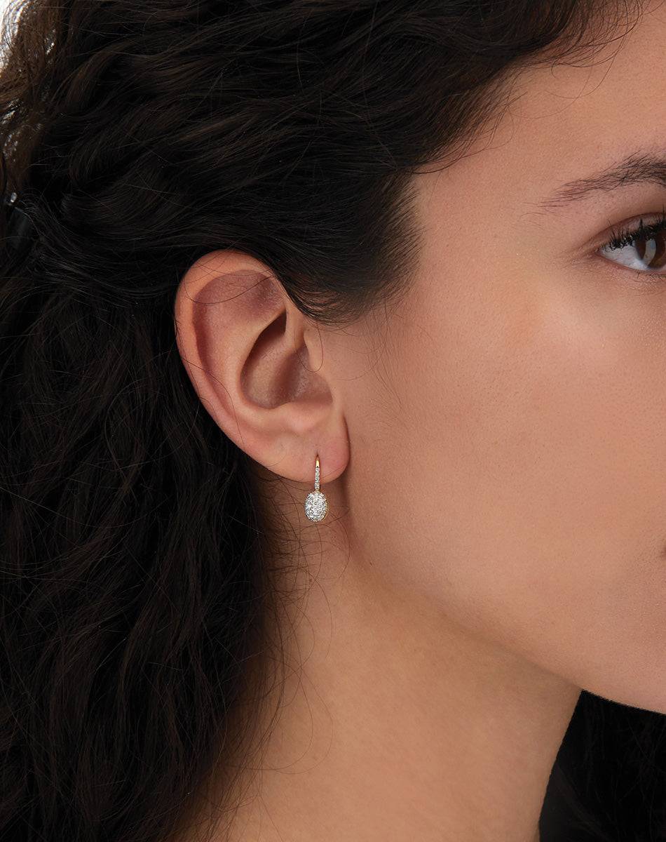 Nanis ORECCHINI "BABY CILIEGINE" CON BOULES PENDENTI IN ORO E DIAMANTI – Nanis Italian Jewels Negozi Online