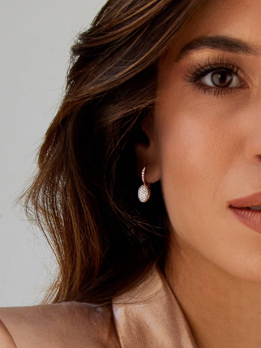 Nanis Orecchini "CILIEGINE" con boules in oro rosa e diamanti (piccoli) – Nanis Italian Jewels Fino Al -60%