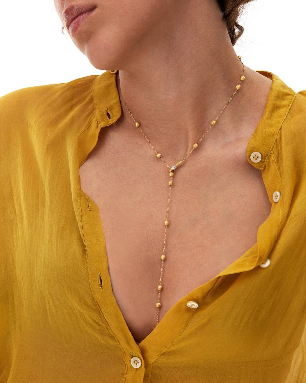 Nanis Collana a Y "SOFFIO" in oro e diamanti – Nanis Italian Jewels Saldi Di Fabbrica