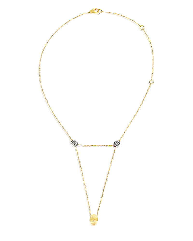 Nanis Collana "LUCE" convertibile 3 in 1 in oro e diamanti (grande) – Nanis Italian Jewels In Saldo