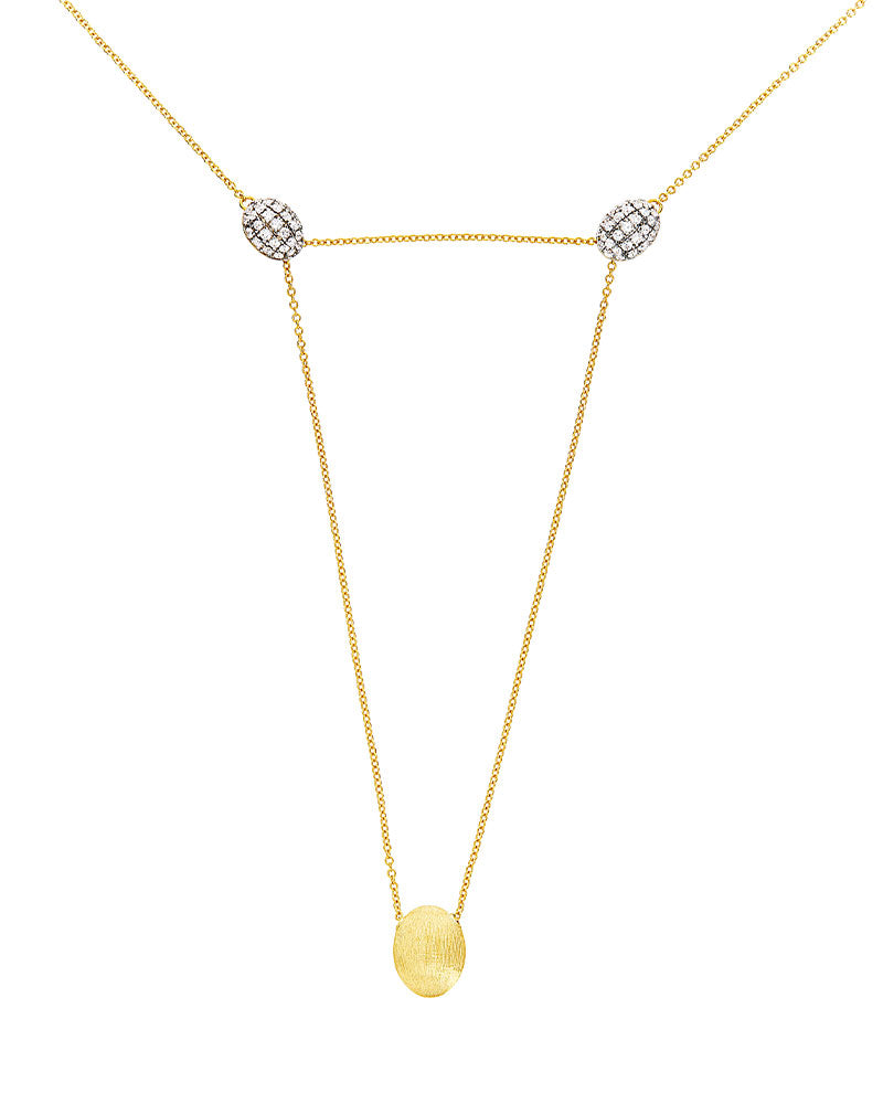 Nanis Collana "LUCE" convertibile 3 in 1 in oro e diamanti (grande) – Nanis Italian Jewels In Saldo