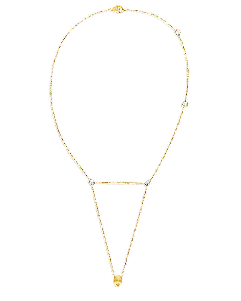 Nanis Collana "LUCE" convertibile 3 in 1 in oro e diamanti (piccola) – Nanis Italian Jewels Nuova