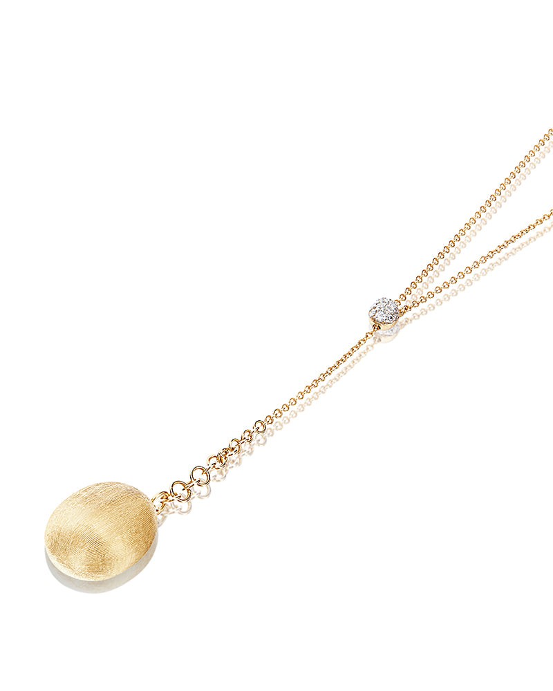 Nanis Collana "CANDLE" pendente con ciondolo in oro e diamanti – Nanis Italian Jewels Moda