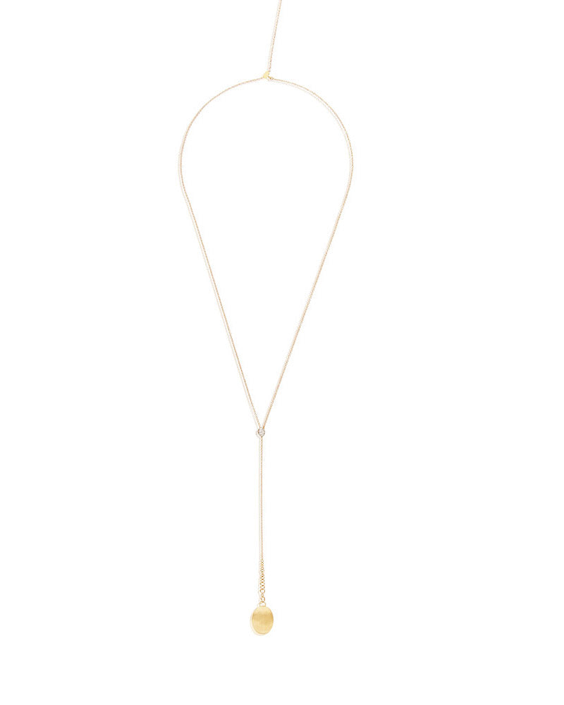 Nanis Collana "CANDLE" pendente con ciondolo in oro e diamanti – Nanis Italian Jewels Moda