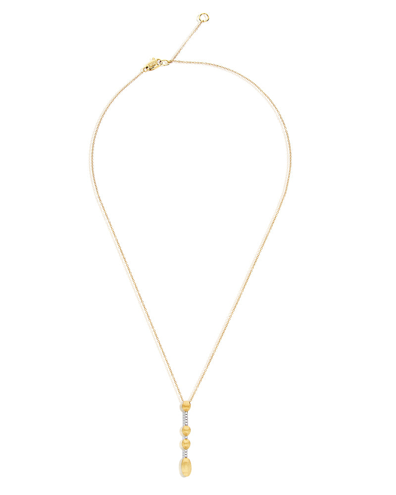 Nanis Collana "DANCING ÉLITE" con ciondolo contemporaneo in oro e diamanti – Nanis Italian Jewels Italia