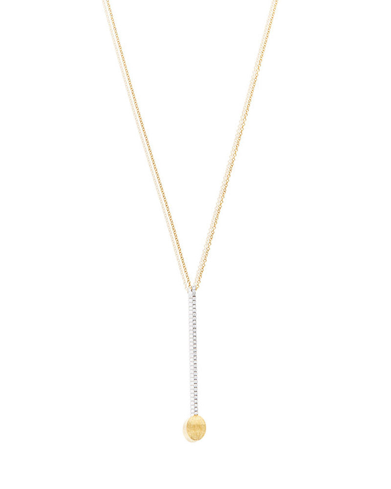 Nanis Collana "DANCING ÉLITE" con ciondolo elegante in oro e barrette di dia – Nanis Italian Jewels Nuovo