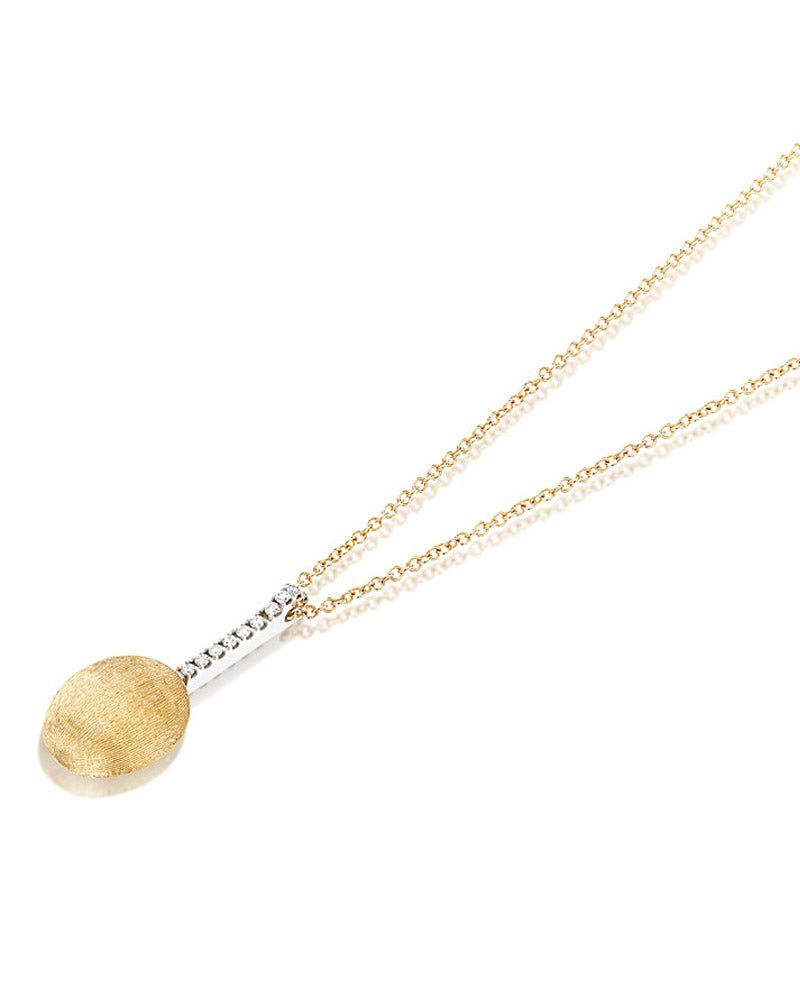 Nanis Collana "DANCING ÉLITE" pendente con ciondolo in oro e barrette di dia – Nanis Italian Jewels Qualità