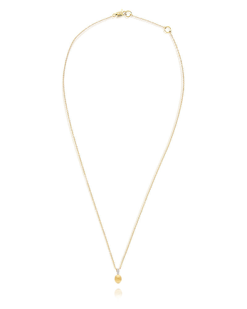 Nanis Collana "DANCING ÉLITE" con ciondolo piccolo in oro e accenti di diama – Nanis Italian Jewels Promozione