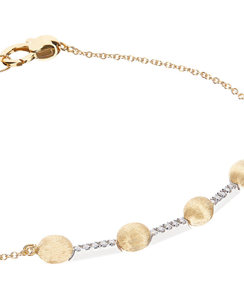 Nanis Bracciale "DANCING ÉLITE" in oro e barretta di diamanti – Nanis Italian Jewels Sottocosto