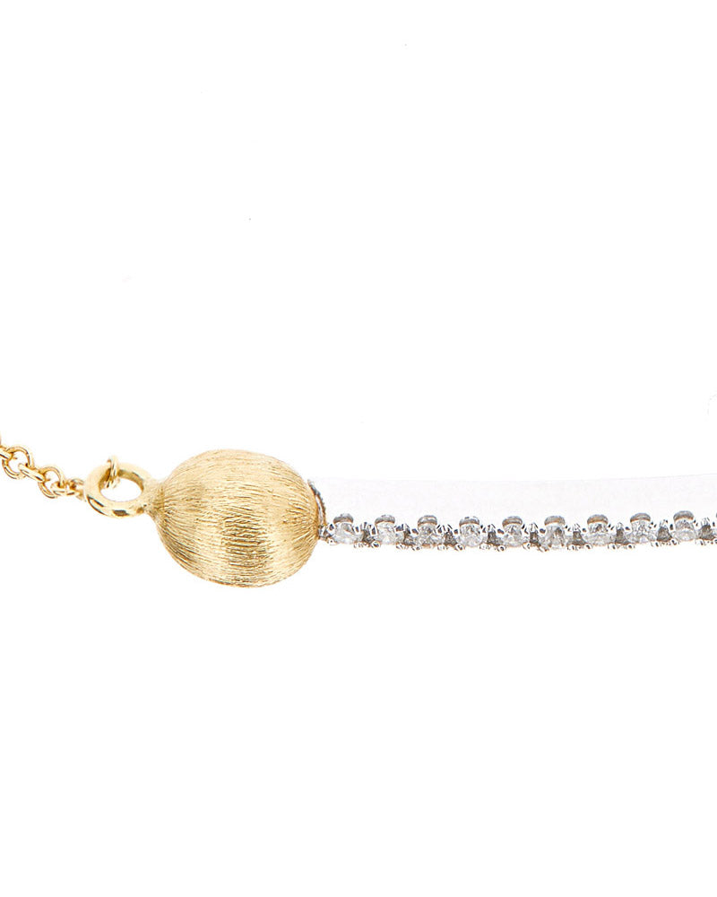 Nanis Bracciale "DANCING ÉLITE" in oro e barrette di diamanti – Nanis Italian Jewels Convenienza