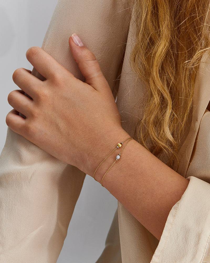 Nanis Bracciale "DANCING ÉLITE" in oro con boule in diamanti – Nanis Italian Jewels Presa