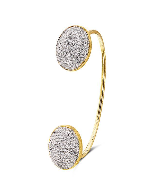 Nanis Bracciale a schiava "BUBBLE" in oro e diamanti (piccolo) – Nanis Italian Jewels Economico