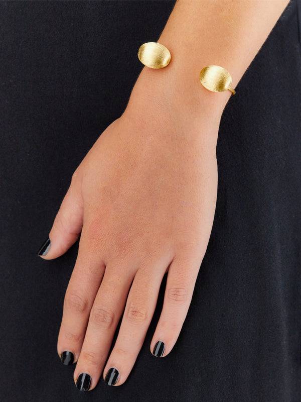 Nanis Bracciale a schiava "BUBBLE" in oro (grande) – Nanis Italian Jewels Online