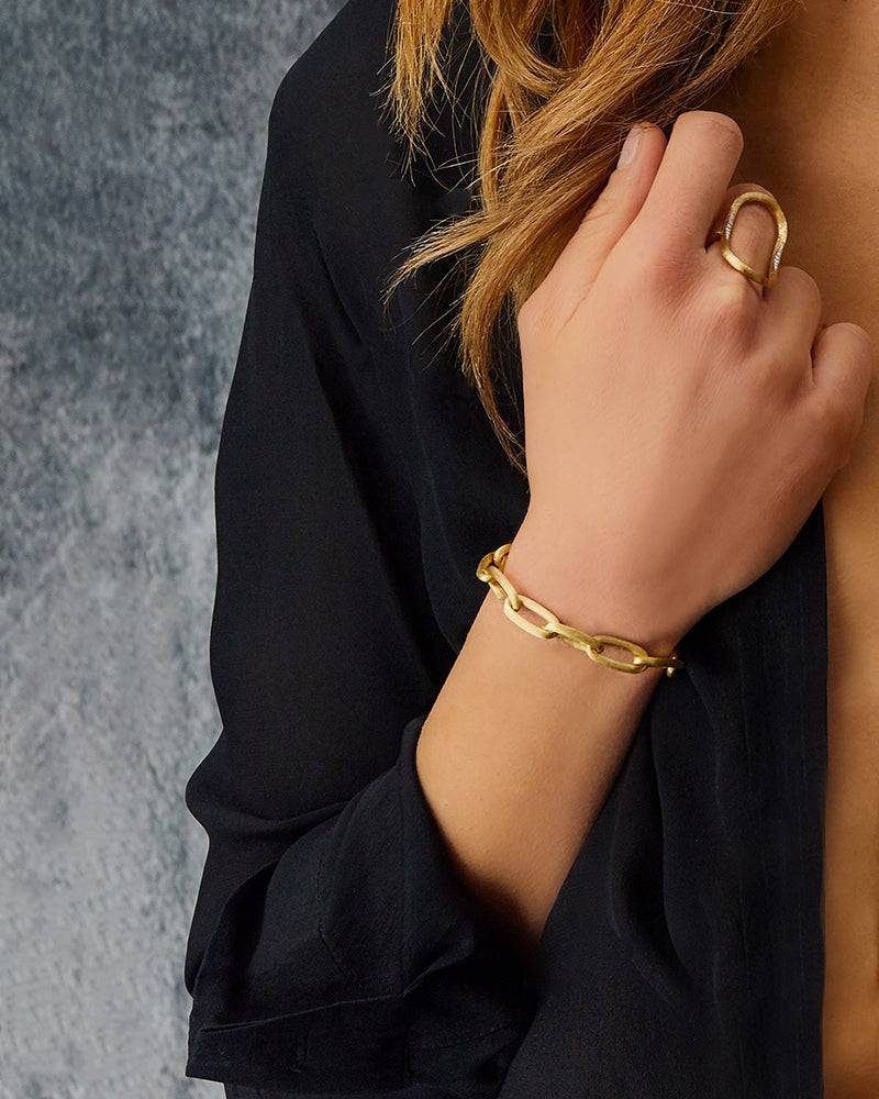 Nanis Bracciale "LIBERA" con catena in oro e diamanti – Nanis Italian Jewels Vendita Calda