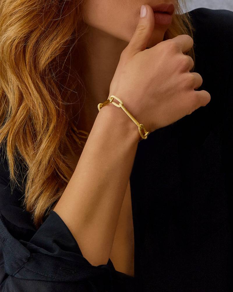 Nanis Bracciale "LIBERA" con catena in oro – Nanis Italian Jewels Vendita Economica