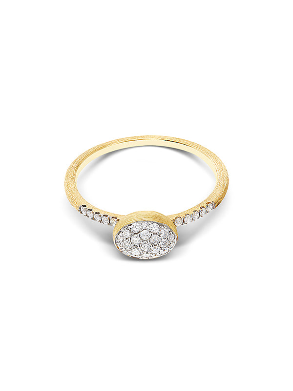 Nanis Anello di fidanzamento "DANCING ÉLITE" romantico in oro e diamanti (ba – Nanis Italian Jewels Nuovo