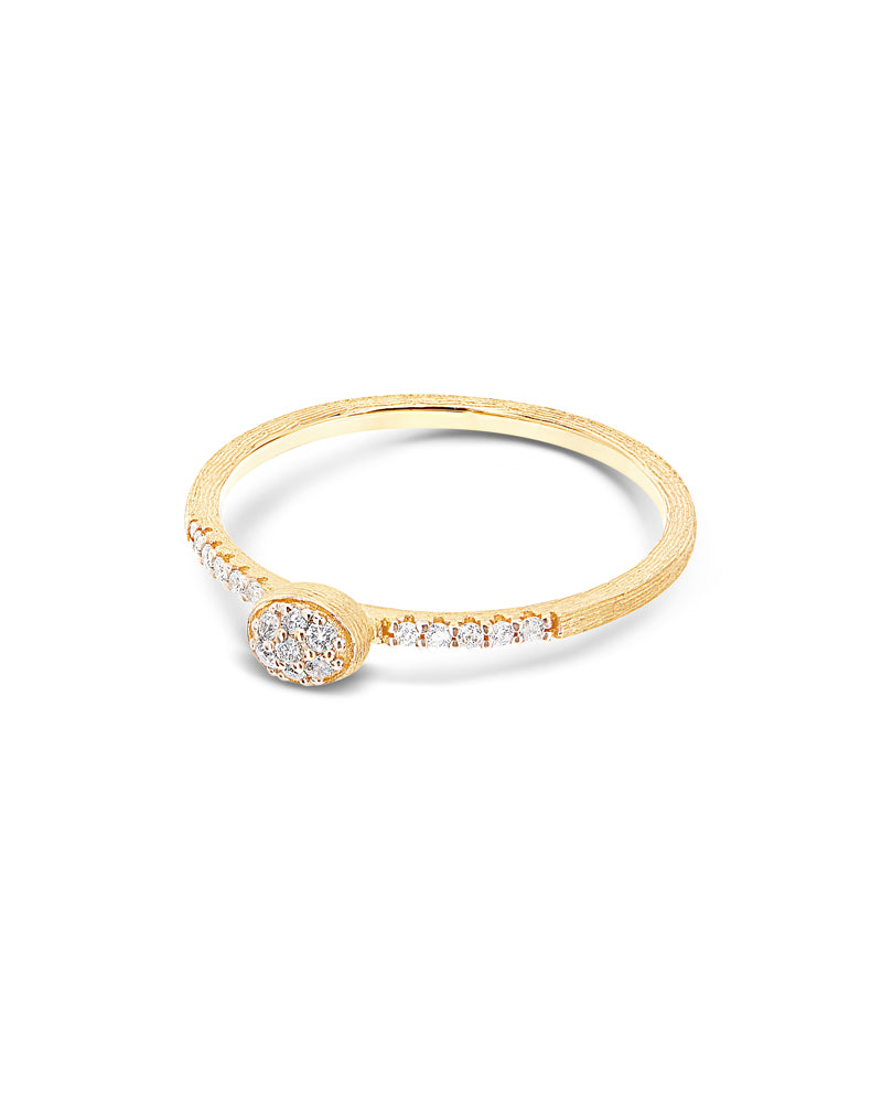 Nanis Anello di fidanzamento "DANCING ÉLITE" elegante inciso a mano in oro e – Nanis Italian Jewels Qualità