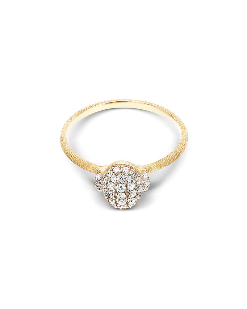 Nanis Anello di fidanzamento "DANCING ÉLITE" in oro e pavé di diamanti – Nanis Italian Jewels Vendita