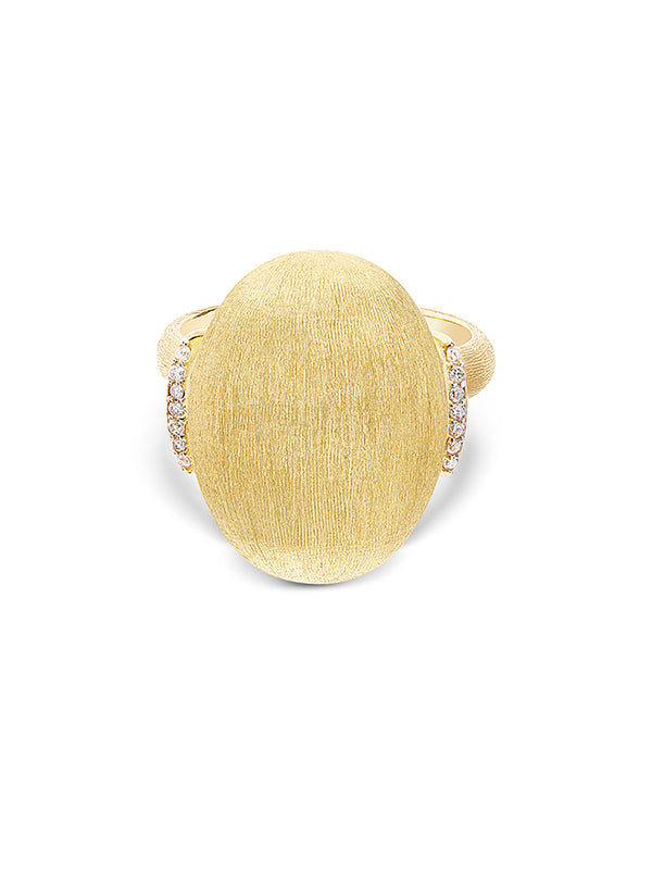 Nanis Anello "DANCING ÉLITE" con boule in oro e accenti di diamante (grande) – Nanis Italian Jewels Promozione