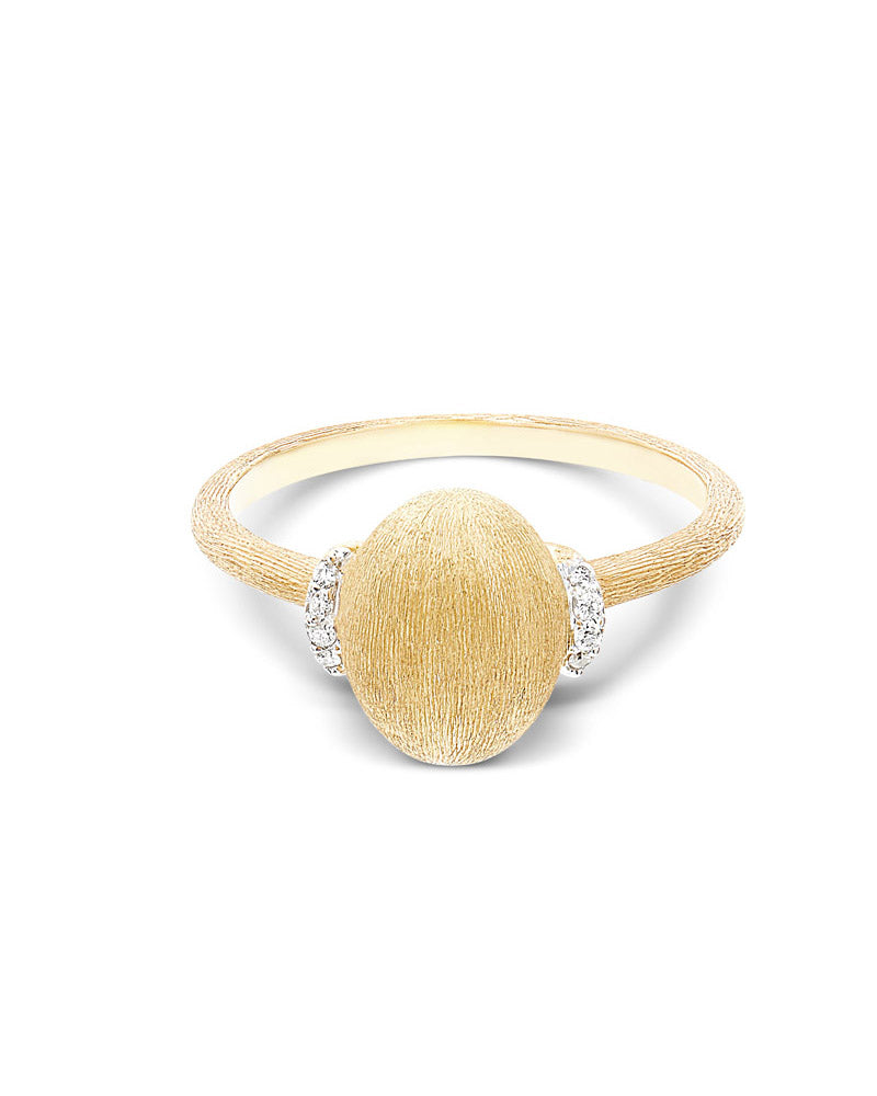 Nanis Anello "DANCING ÉLITE" con boule in oro e accenti di diamante (medio) – Nanis Italian Jewels Spedizione Gratuita