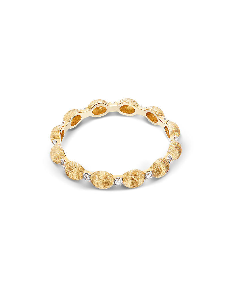 Nanis Anello "DANCING ÉLITE" con accenti di diamante e piccole boules in oro – Nanis Italian Jewels Consegna Veloce