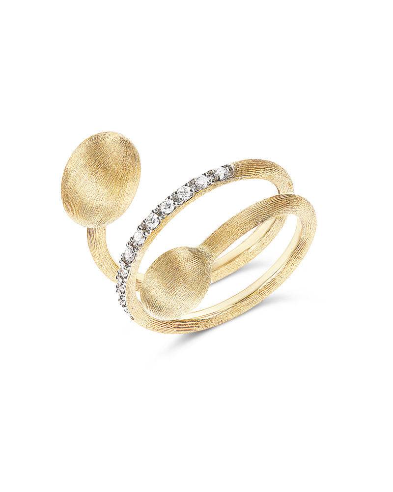 Nanis Anello contrariè "DANCING ÉLITE" in oro e diamanti – Nanis Italian Jewels Prezzo Ridotto