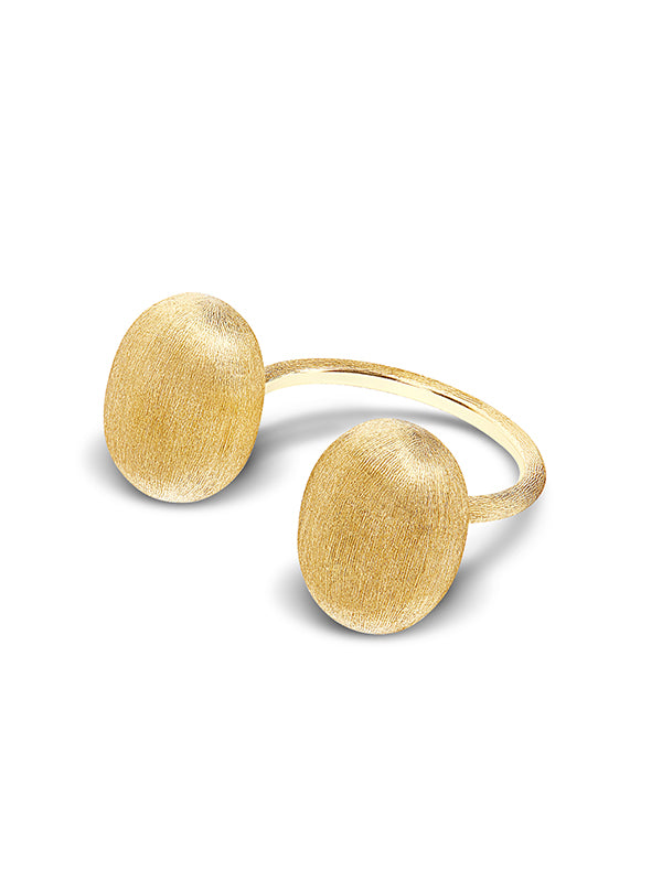 Nanis Anello iconico "BUBBLE" con due boules in oro (piccolo) – Nanis Italian Jewels Italy