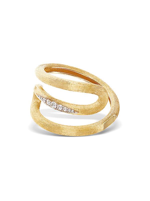 Nanis Anello "LIBERA" a spirale in oro e diamanti – Nanis Italian Jewels Offerta