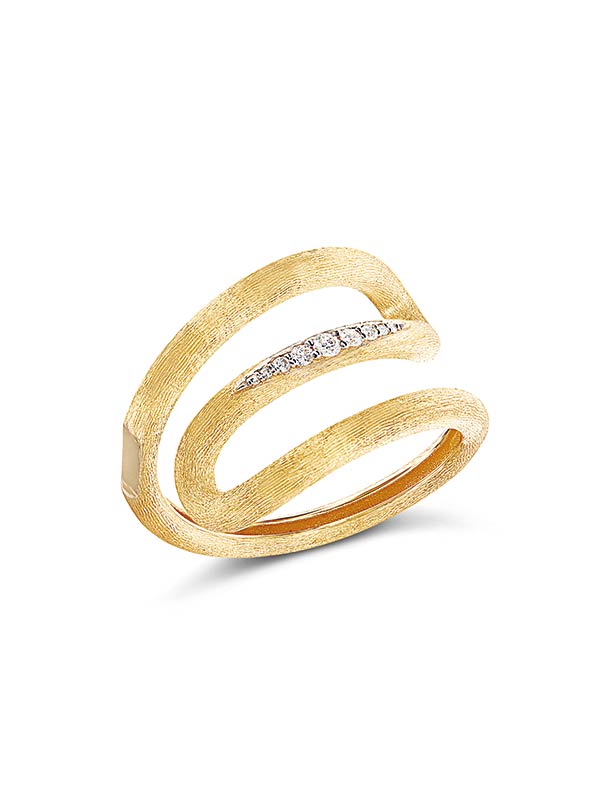 Nanis Anello "LIBERA" a spirale in oro e diamanti – Nanis Italian Jewels Offerta