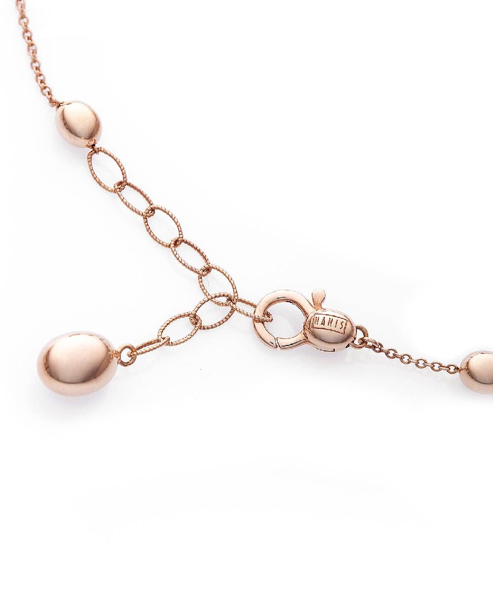 Nanis Bracciale "soffio" con boules in oro rosa – Nanis Italian Jewels Negozio