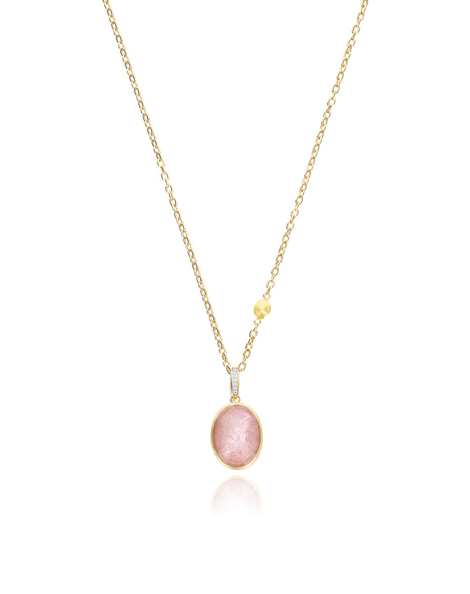Nanis Charm Rosolio "Boules" in oro inciso, diamanti, cristallo di rocca, qu – Nanis Italian Jewels Acquista Ora