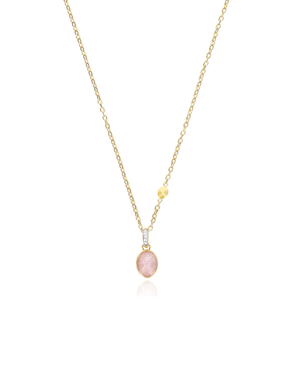 Nanis Charm Rosolio "Boules" in oro inciso, diamanti, cristallo di rocca, qu – Nanis Italian Jewels Consegna Veloce