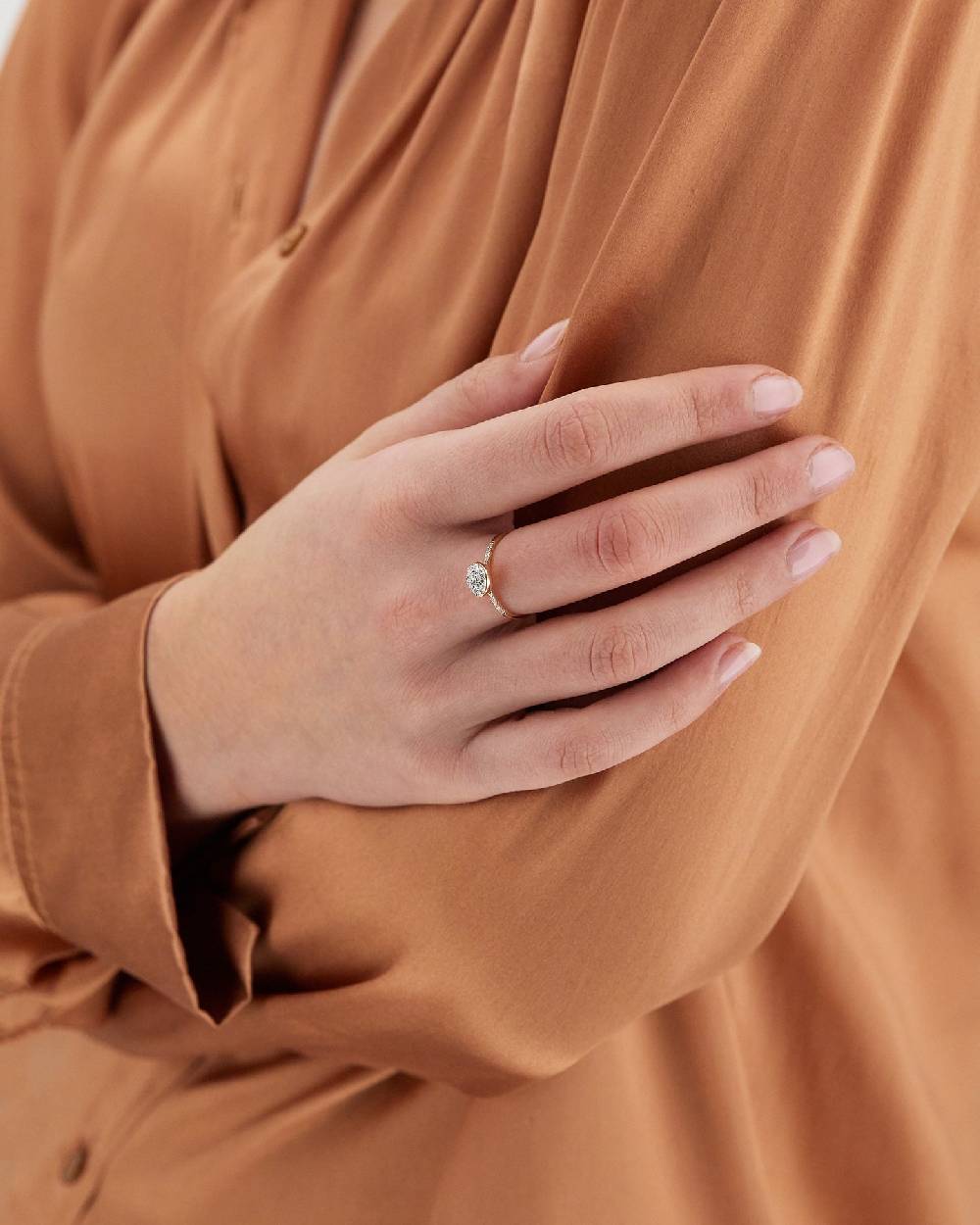 Nanis Anello di fidanzamento "DANCING ÉLITE" romantico in oro rosa e diamant – Nanis Italian Jewels Affare Del Giorno