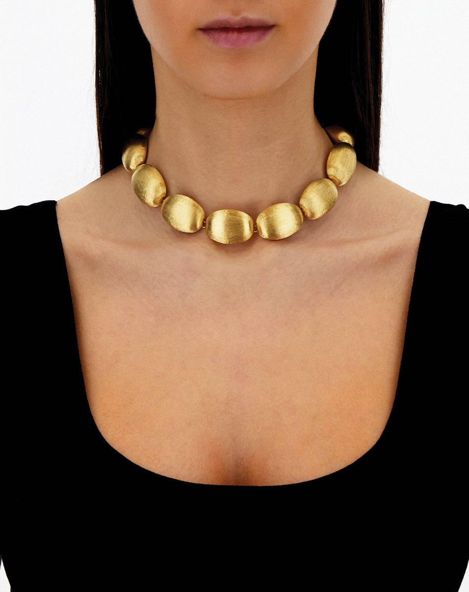 Nanis Collana di perle in oro "Muse" (grande) – Nanis Italian Jewels Offerta