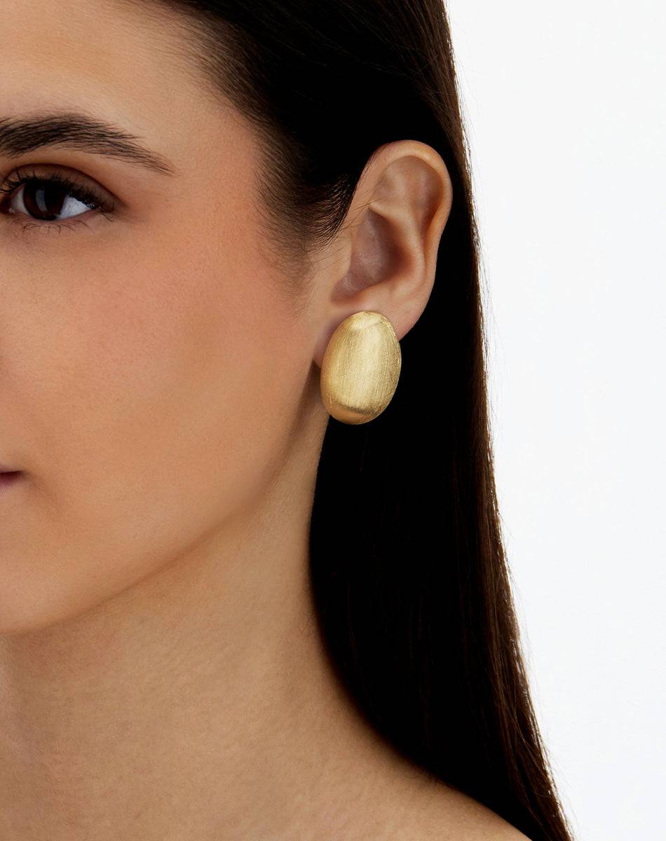 Nanis Orecchini di perle a lobo in oro "Muse" (grandi) – Nanis Italian Jewels Saldi