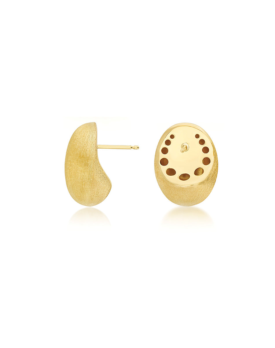 Nanis Orecchini di perle a lobo in oro "Muse" (medi) – Nanis Italian Jewels Offerte