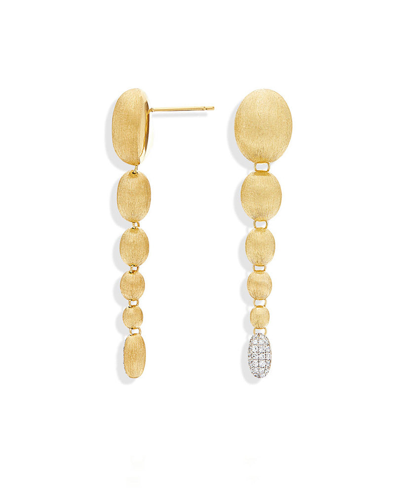 Nanis Orecchini "IVY" pendenti con boules degradè in oro e diamanti – Nanis Italian Jewels 2025