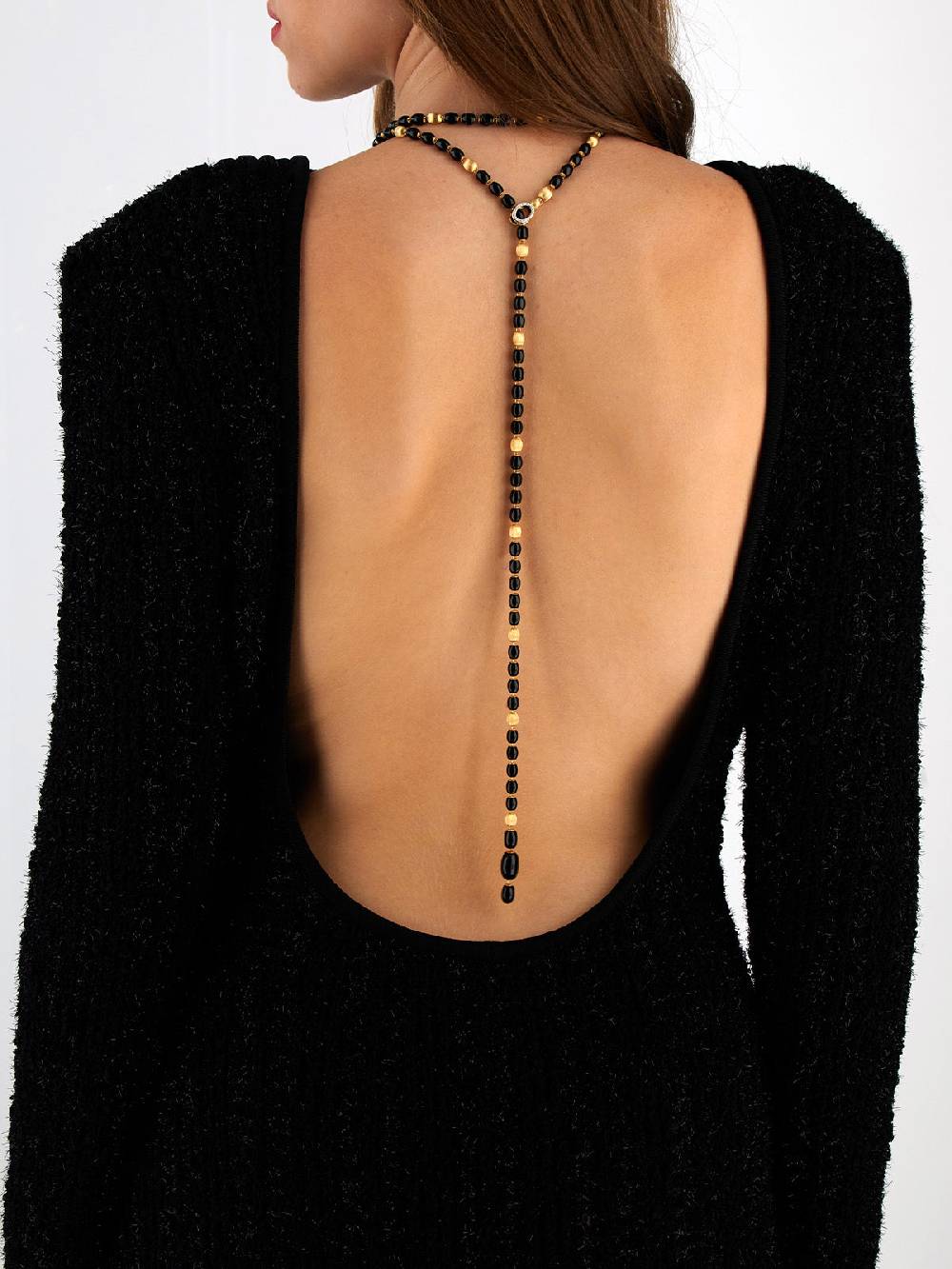 Nanis Collana statement IVY "MYSTERY BLACK" convertibile in oro, diamanti e – Nanis Italian Jewels Promozione