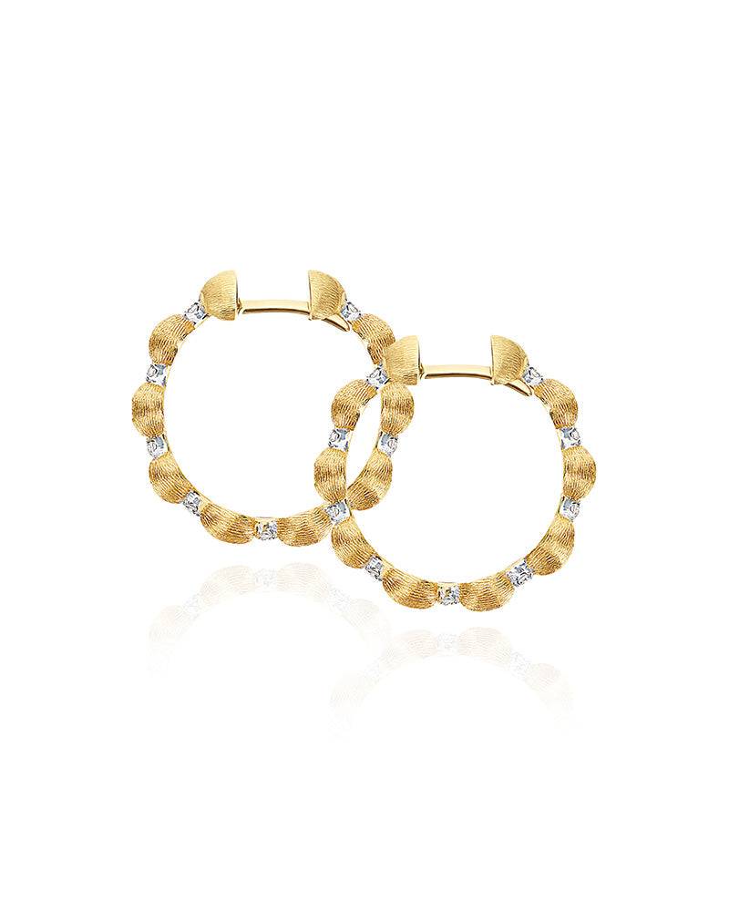 Nanis Orecchini a cerchio "DANCING ÉLITE" in oro e diamanti – Nanis Italian Jewels Hotsell