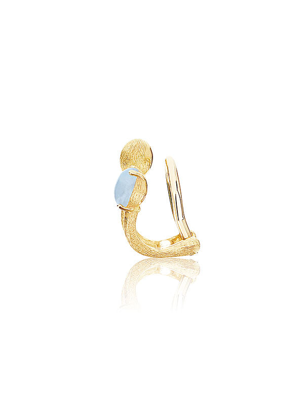 Nanis Ear cuff "AZURE" in oro e acquamarina – Nanis Italian Jewels Consegna Veloce