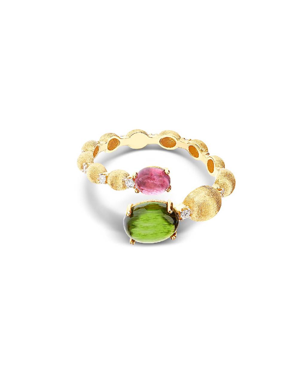 Nanis Anello contrariè "DANCING TOURMALINES" in oro, diamanti, tormaline ros – Nanis Italian Jewels Hotsell
